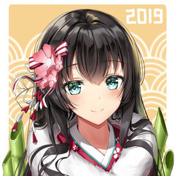 This is a pixiv picture whose title is 2019！.