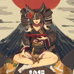 This is a pixiv picture whose title is あけましておめでとうございます。.