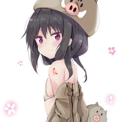 This is a pixiv picture whose title is 亥年.