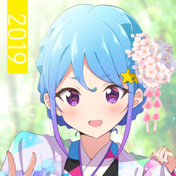 This is a pixiv picture whose title is 2019年描き初め.