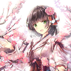 This is a pixiv picture whose title is 明けました.