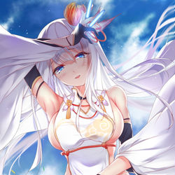 This is a pixiv picture whose title is 鹤.