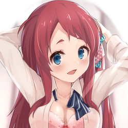 This is a pixiv picture whose title is 着替えさくらちゃん.
