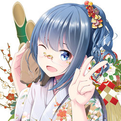 This is a pixiv picture whose title is 謹賀新年.