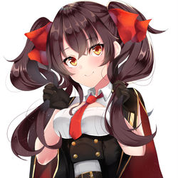 This is a pixiv picture whose title is 指揮官さま♡.