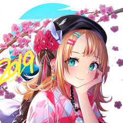 This is a pixiv picture whose title is 2019.