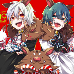 This is a pixiv picture whose title is 2019.
