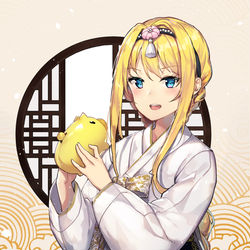 This is a pixiv picture whose title is あけおめ！.