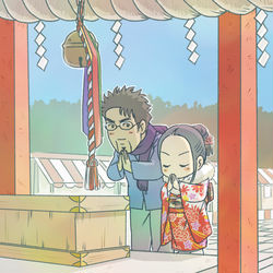 This is a pixiv picture whose title is 今年もよろしくおねがいします.