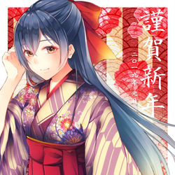 This is a pixiv picture whose title is 謹賀新年.