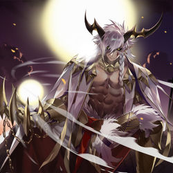 This is a pixiv picture whose title is 白猊罗生.