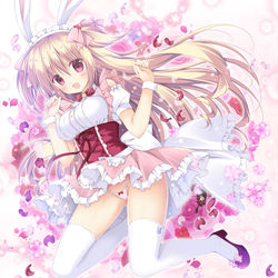 This is a pixiv picture whose title is powder flower.
