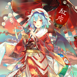 This is a pixiv picture whose title is 描き初めレミリア.