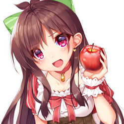This is a pixiv picture whose title is りんご1個に含まれるビタミンCはりんご1個分だよ！.