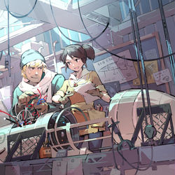 This is a pixiv picture whose title is OPUS 魂の架け橋.