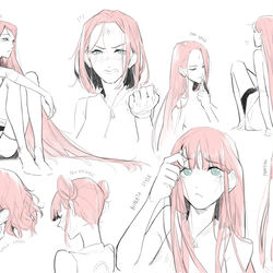 This is a pixiv picture whose title is 春野サクラ.
