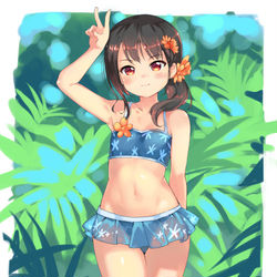 This is a pixiv picture whose title is 水着.