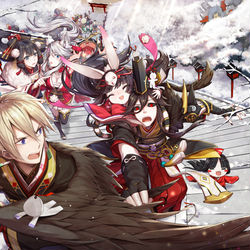 This is a pixiv picture whose title is 初詣.