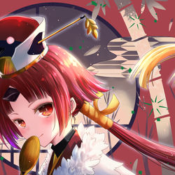 This is a pixiv picture whose title is 紅閻魔ちゅちゅん🌾.
