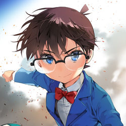 This is a pixiv picture whose title is コナン.
