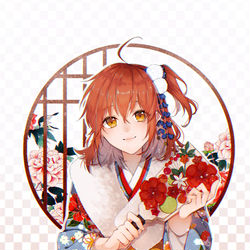 This is a pixiv picture whose title is 晴れの新年.