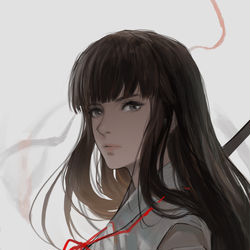 This is a pixiv picture whose title is 桔梗.