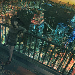 This is a pixiv picture whose title is ウォーターフロント.
