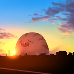 This is a pixiv picture whose title is 亥年.