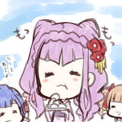 This is a pixiv picture whose title is もち.