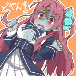 This is a pixiv picture whose title is 矛のどやんす、盾のどやんす.