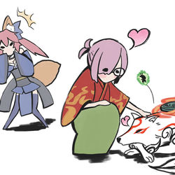 This is a pixiv picture whose title is 雀のお宿.