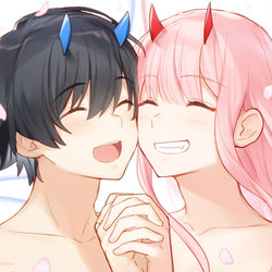 This is a pixiv picture whose title is ダリフラまとめ３.