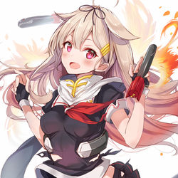 This is a pixiv picture whose title is 夕立改.