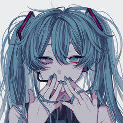 This is a pixiv picture whose title is 初音ミク.