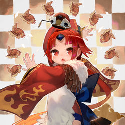 This is a pixiv picture whose title is 若おかみは紅閻魔.