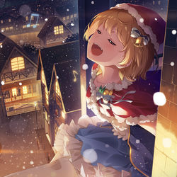 This is a pixiv picture whose title is Snow Song Show/夜空メル.