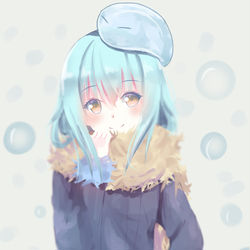 This is a pixiv picture whose title is "大魔王" リムル・テンペスト.