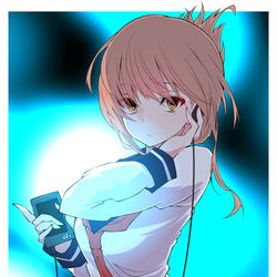 This is a pixiv picture whose title is 電ちゃんWALKMAN.