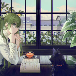 This is a pixiv picture whose title is ♬.