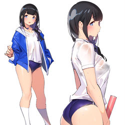 This is a pixiv picture whose title is ブルマっ子①.