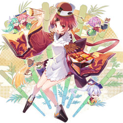 This is a pixiv picture whose title is 紅閻魔ちゃん.