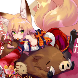 This is a pixiv picture whose title is あけてました.