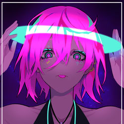 This is a pixiv picture whose title is SHOCKING PINK.