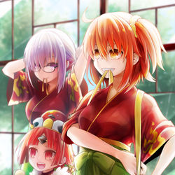 This is a pixiv picture whose title is 閻魔亭の朝.
