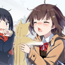 This is a pixiv picture whose title is くしゃみ.