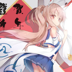 This is a pixiv picture whose title is 綾波.