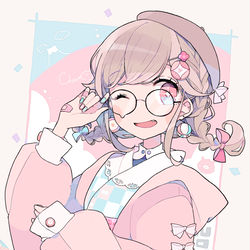 This is a pixiv picture whose title is 和服×パーカー.