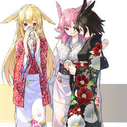 This is a pixiv picture whose title is 謹賀新年 遅めの初詣.