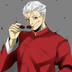 This is a pixiv picture whose title is 李書文.