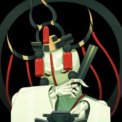 This is a pixiv picture whose title is 日進.